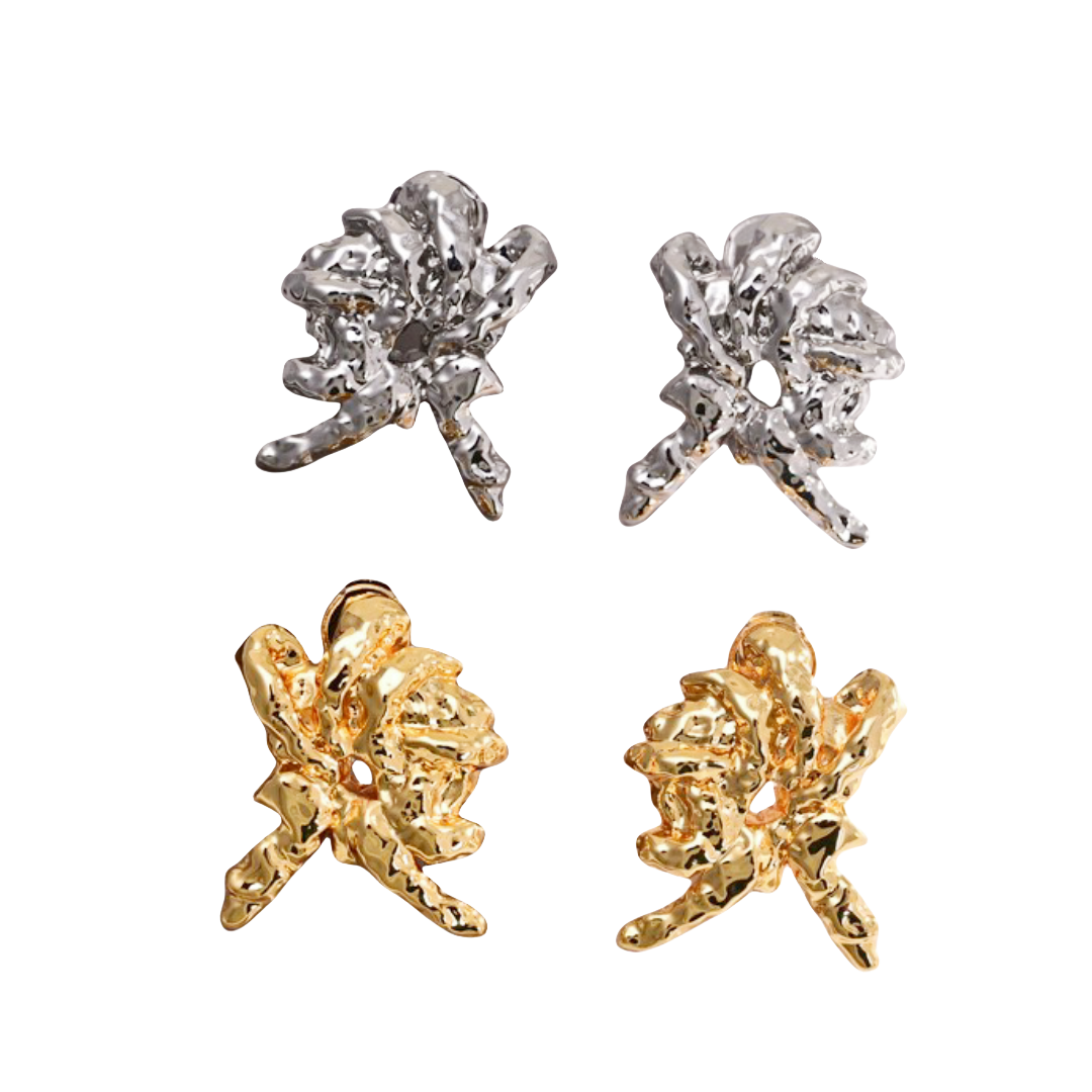 LWE046 Loewi Anagram earring in metal - ccjewelryacc