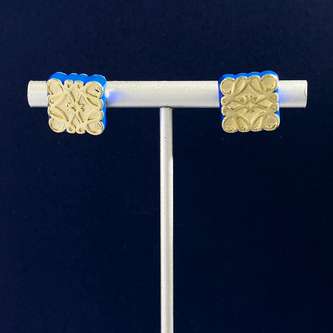 LWE006 Loewi Anagram stud earring - ccjewelryacc