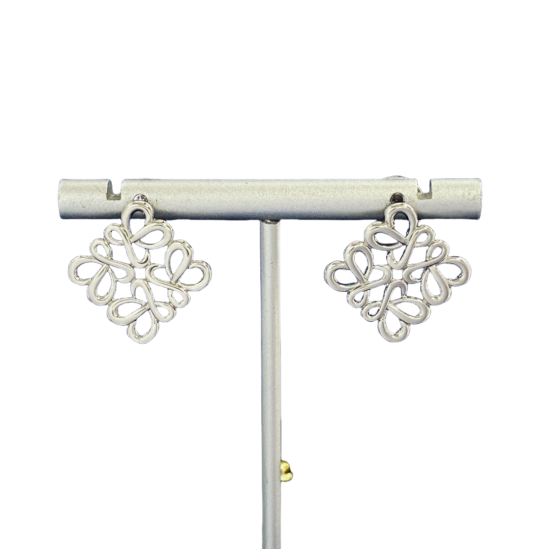 LWE056 Loewi Anagram logo Stud earring - ccjewelryacc