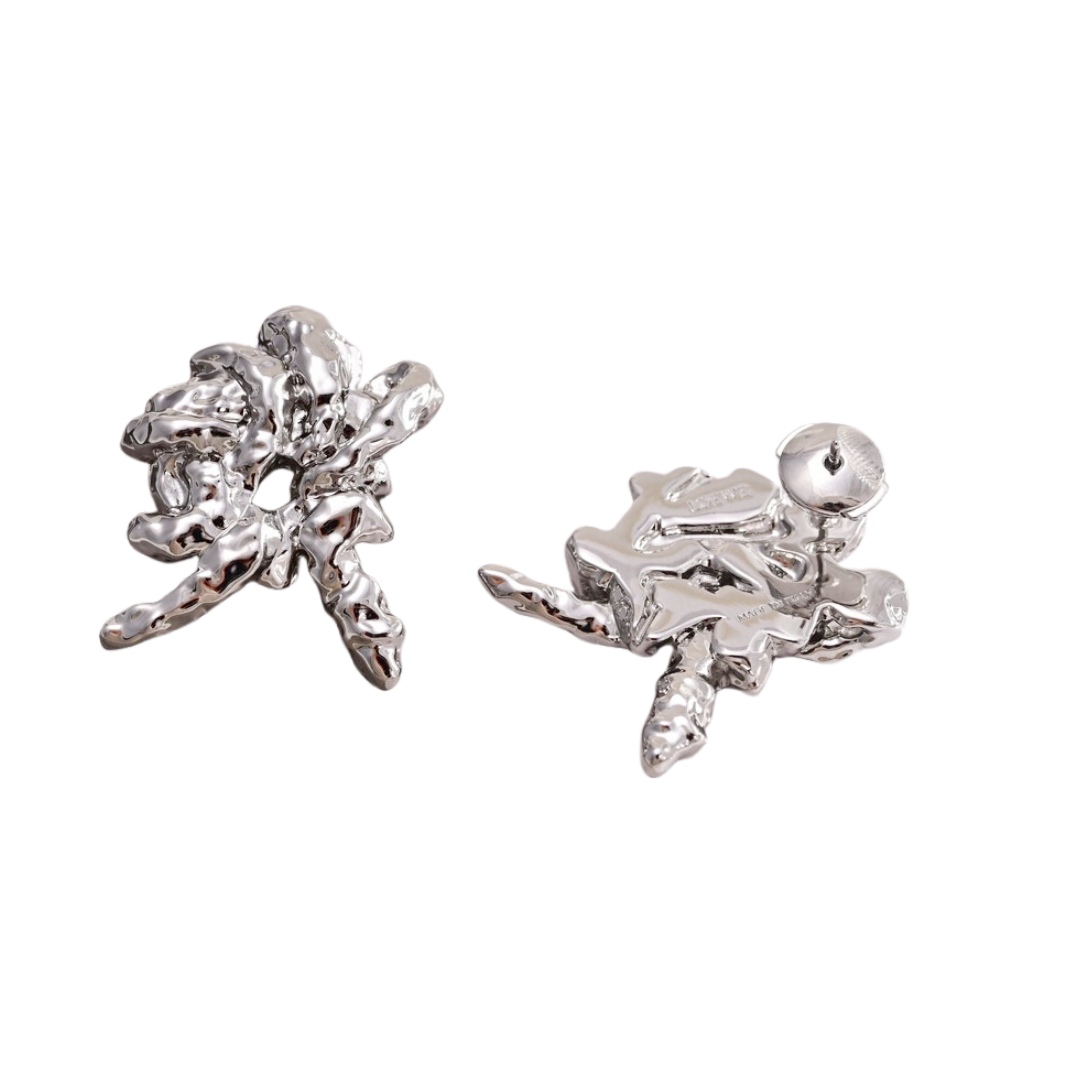 LWE046 Loewi Anagram earring in metal - ccjewelryacc