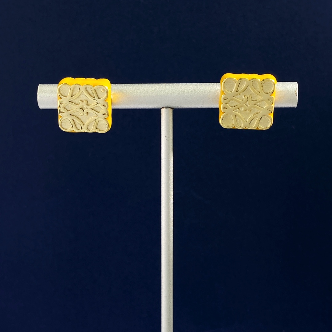 LWE006 Loewi Anagram stud earring - ccjewelryacc