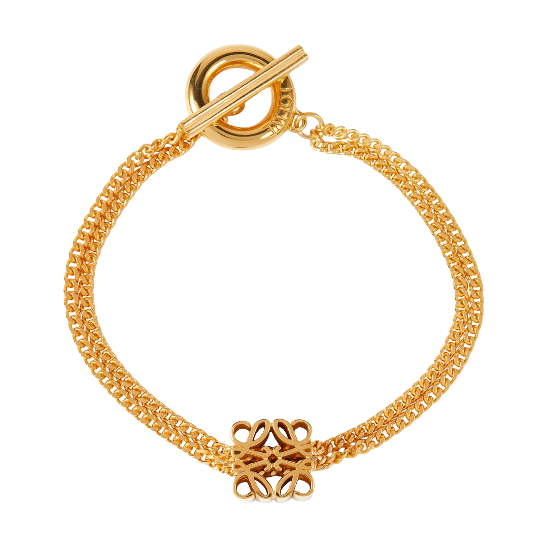 LWS003 Loewi  anagram chain-link bracelet - ccjewelryacc