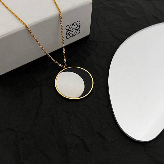 LWN013 Loewi mother of pearl pendant necklace - ccjewelryacc