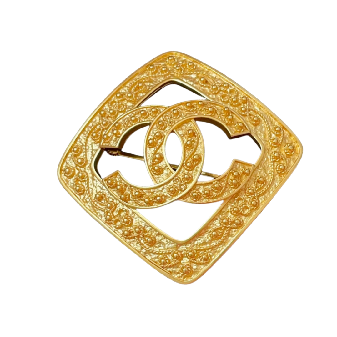 BCB459 Vintage palace style metal brooch pin - ccjewelryacc