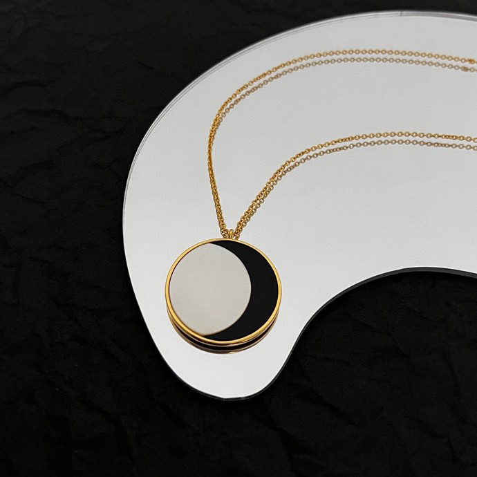 LWN013 Loewi mother of pearl pendant necklace - ccjewelryacc