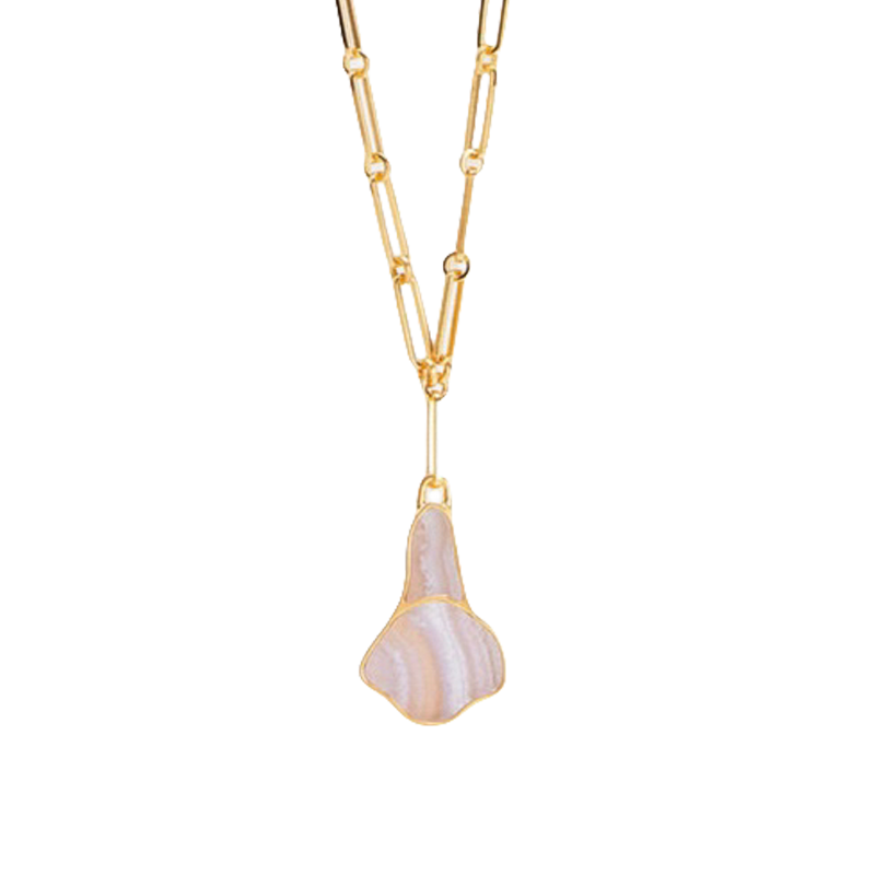 LWN014 Loewi mother of pearl pendant necklace - ccfashionjewelry