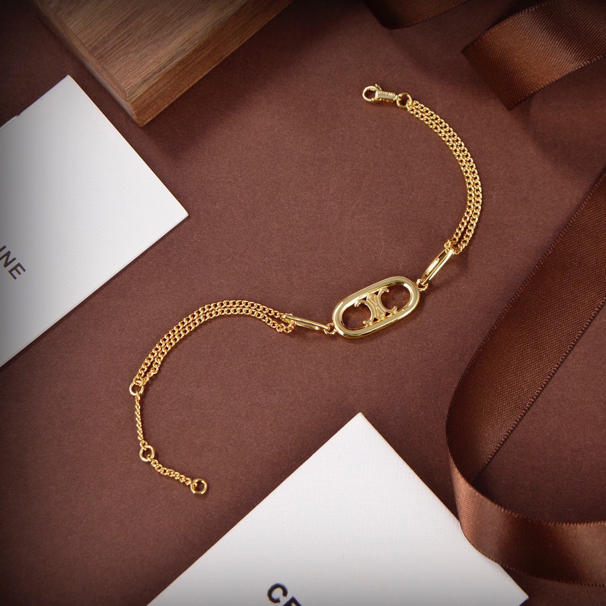 CLS007 Arc de Triomphe Metal Link-chain bracelet - ccjewelryacc