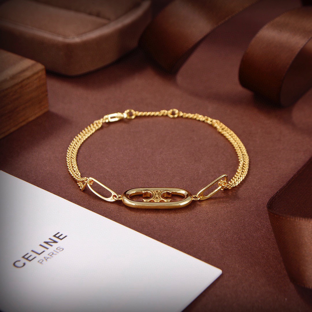 CLS007 Arc de Triomphe Metal Link-chain bracelet - ccjewelryacc