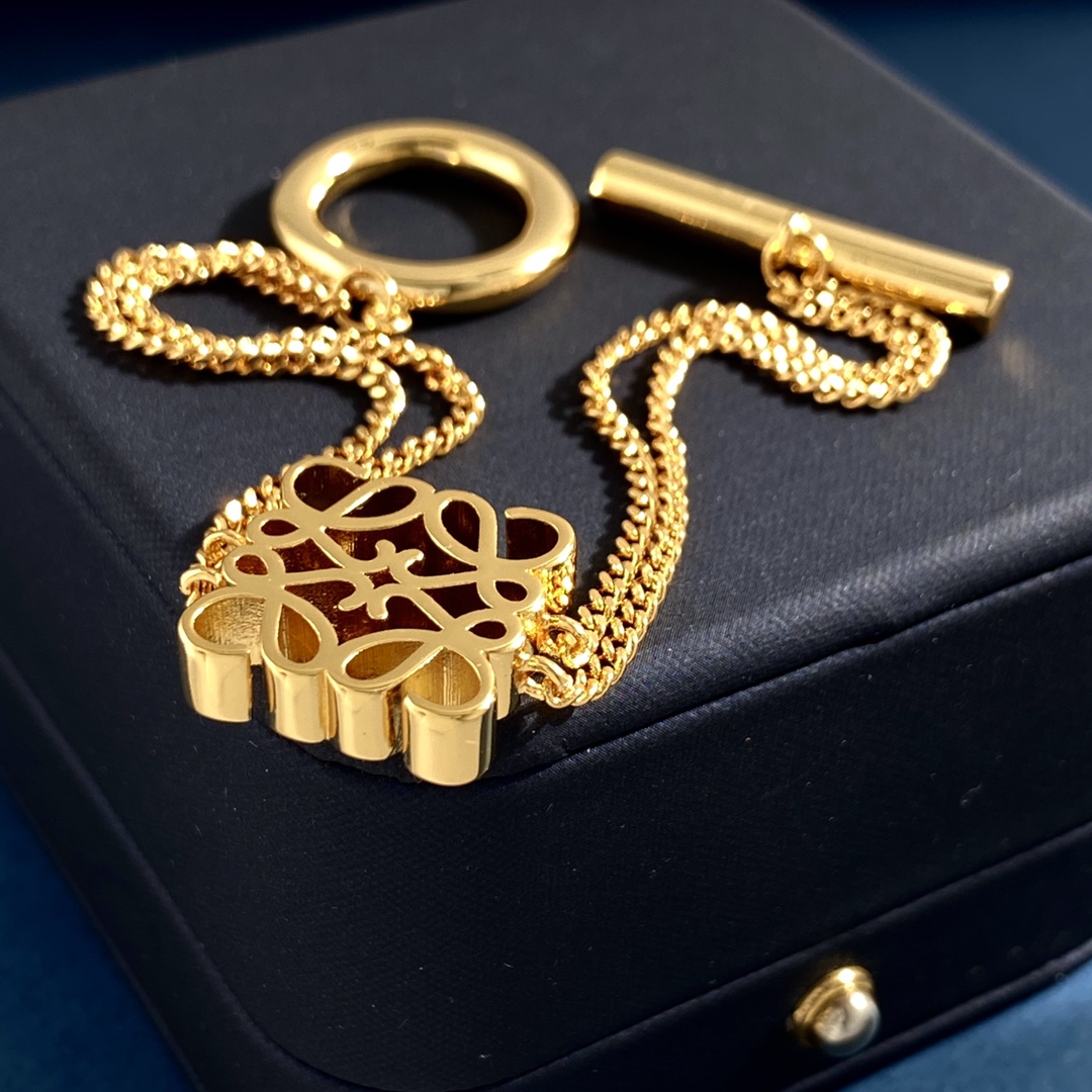LWS003 Loewi  anagram chain-link bracelet - ccjewelryacc