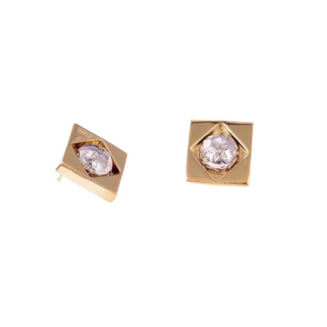 CLE030 Ciline Triomphe stud earring in metal - ccjewelryacc