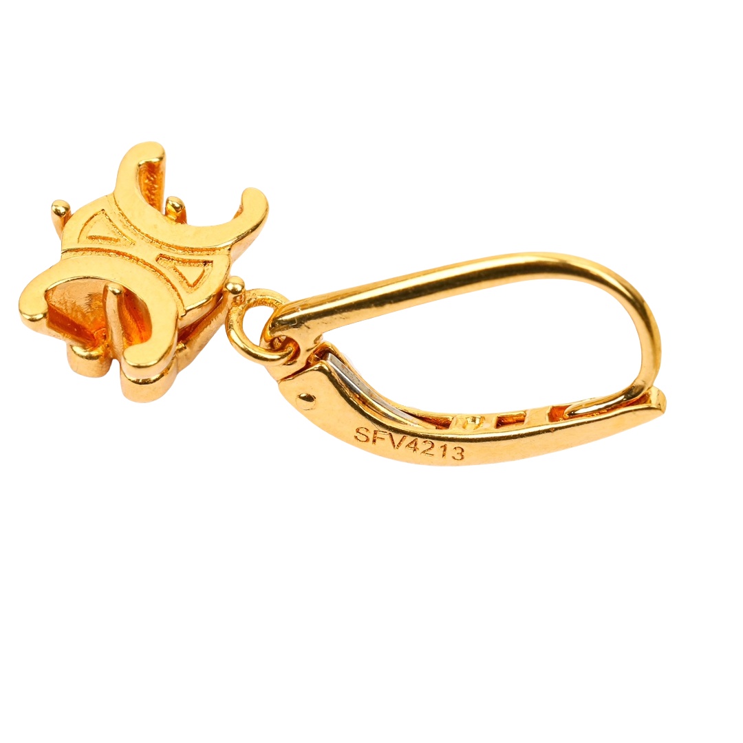 CLE021 CELINE Triomphe drop earring - ccjewelryacc