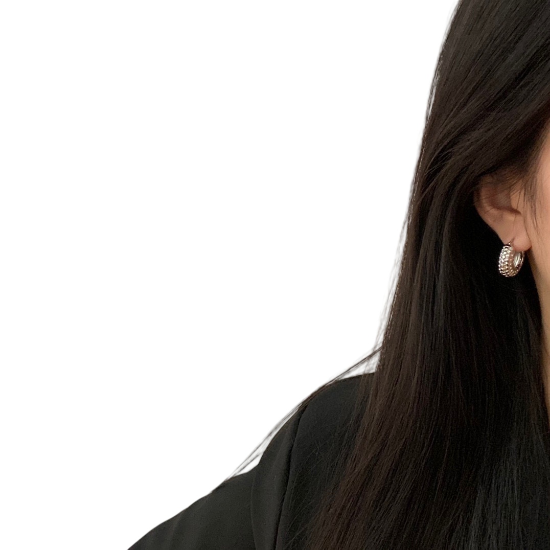 CLE042 Ciline geometry hook earring - ccjewelryacc