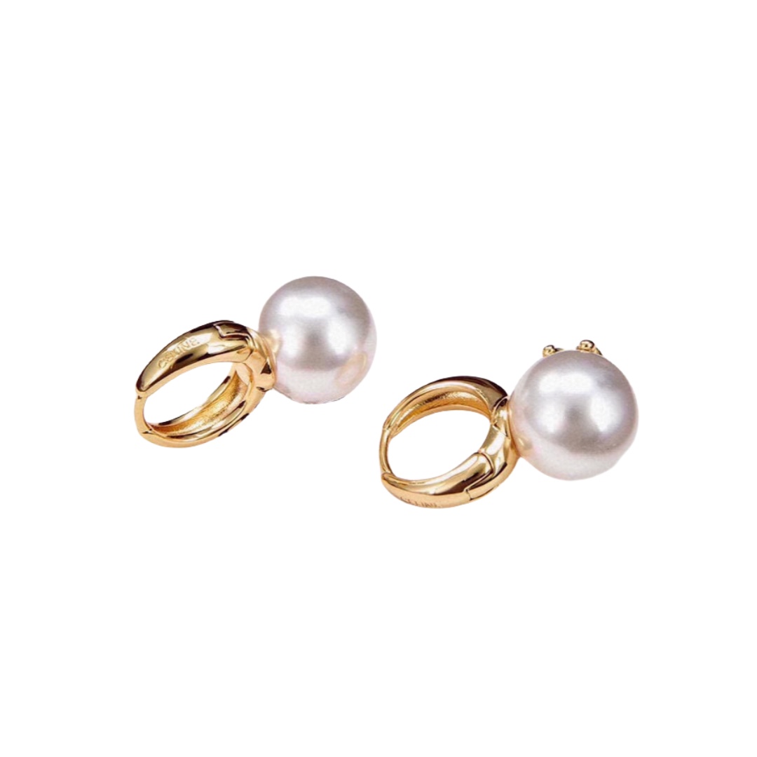 CLE033 Triomphe Pearl earrings - ccjewelryacc