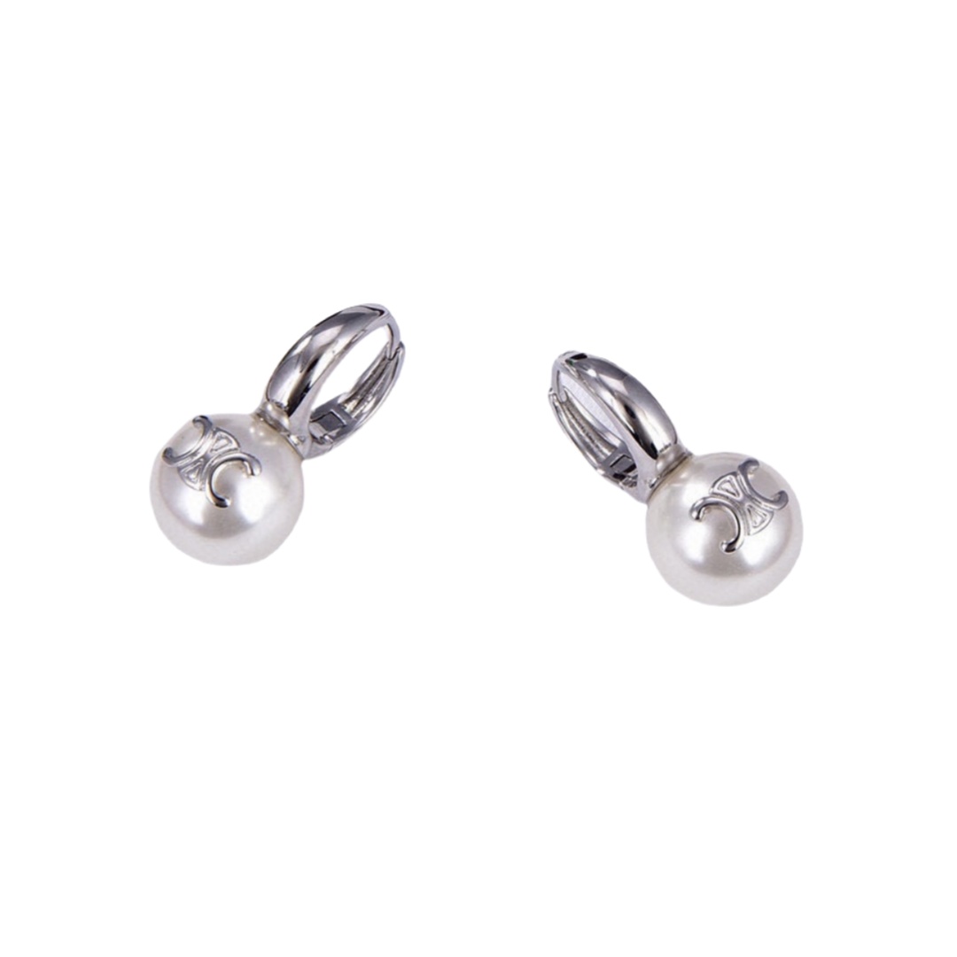 CLE033 Triomphe Pearl earrings - ccjewelryacc
