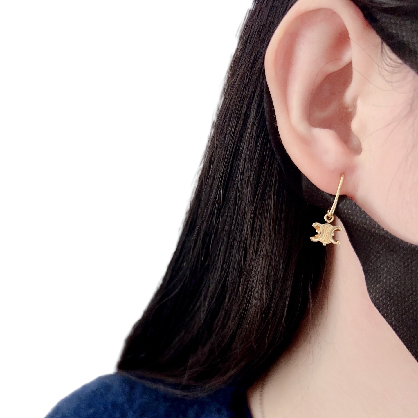 CLE021 CELINE Triomphe drop earring - ccjewelryacc