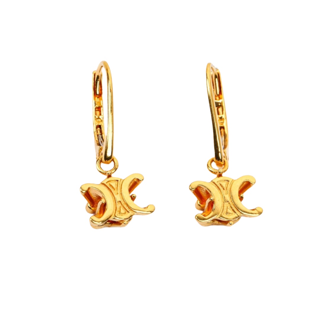 CLE021 CELINE Triomphe drop earring - ccjewelryacc