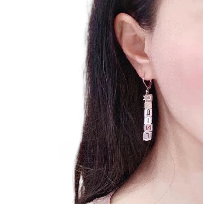 CLE002 Ciline PRECLOUS letter drop earring - ccjewelryacc