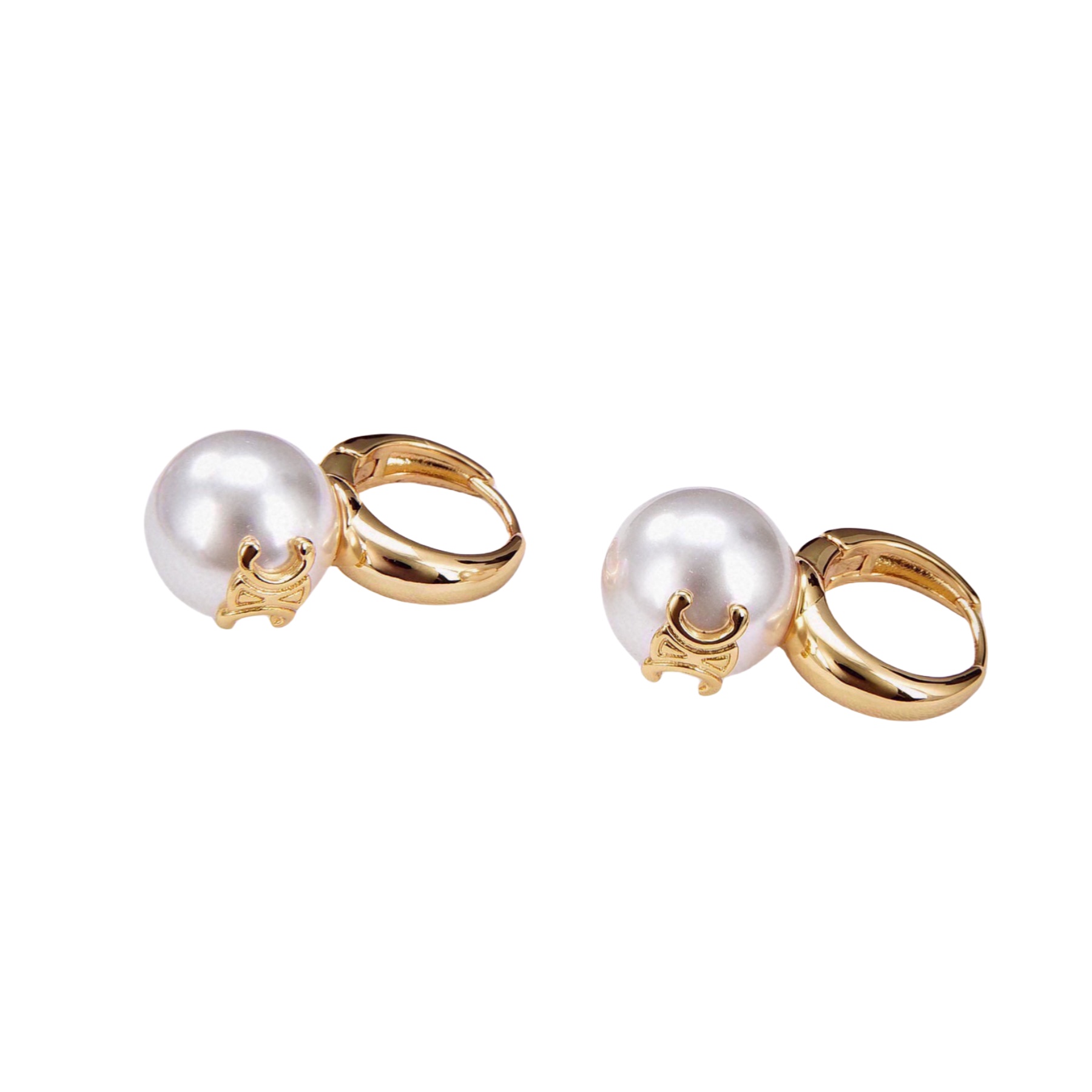 CLE033 Triomphe Pearl earrings - ccjewelryacc