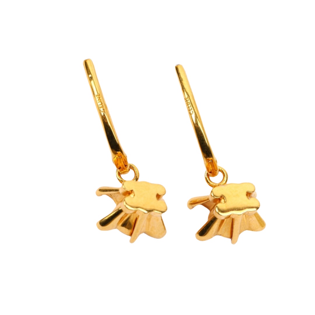 CLE021 CELINE Triomphe drop earring - ccjewelryacc