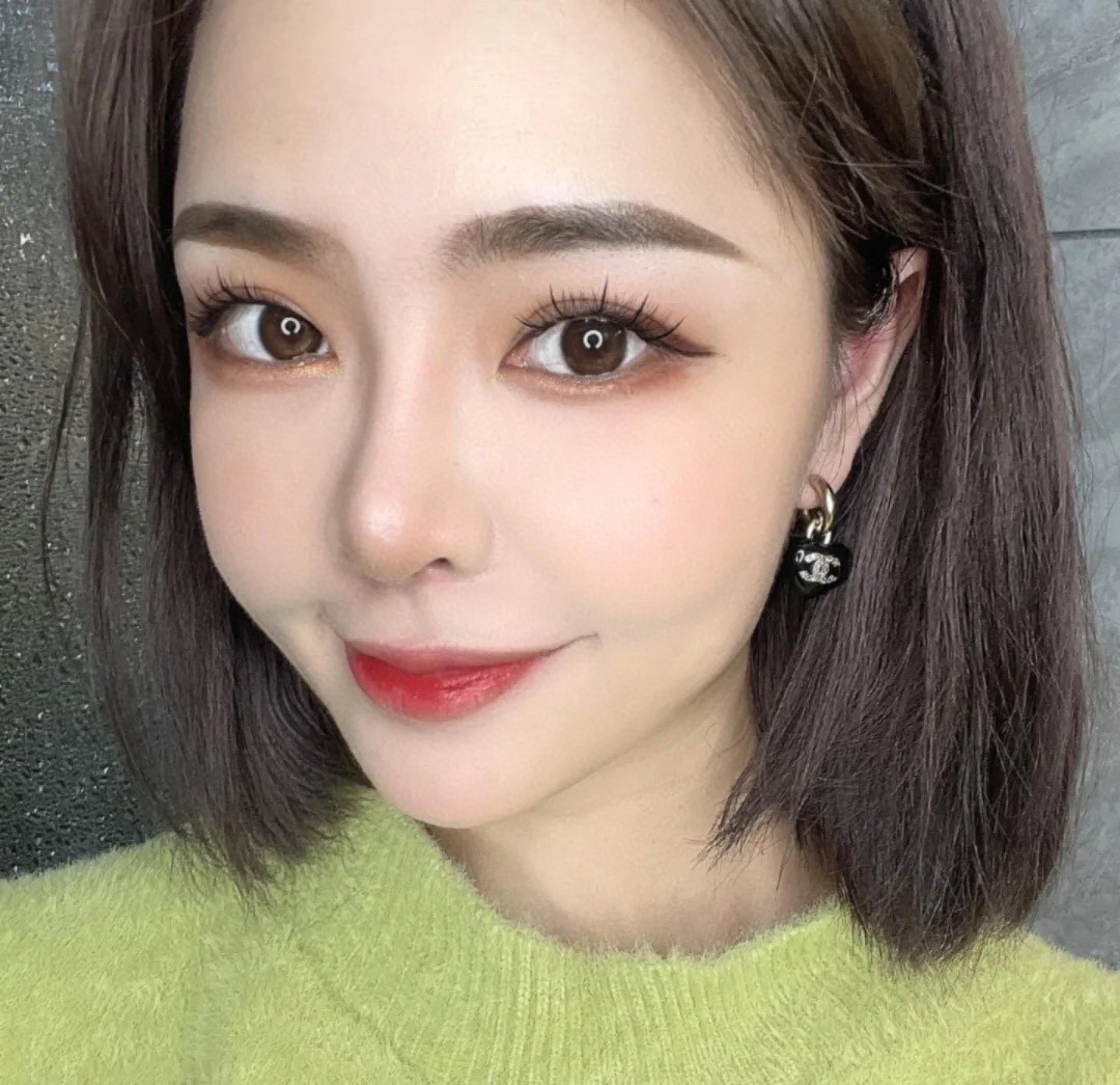 CCE100 Black heart CC hook earring - ccjewelryacc