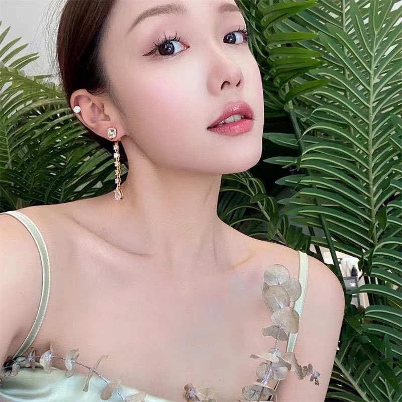 CLE036 Ciline Triomphe Diamond drop earring - ccjewelryacc