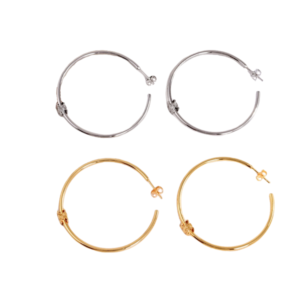 CLE023 Triomphe Hoop earring - ccjewelryacc