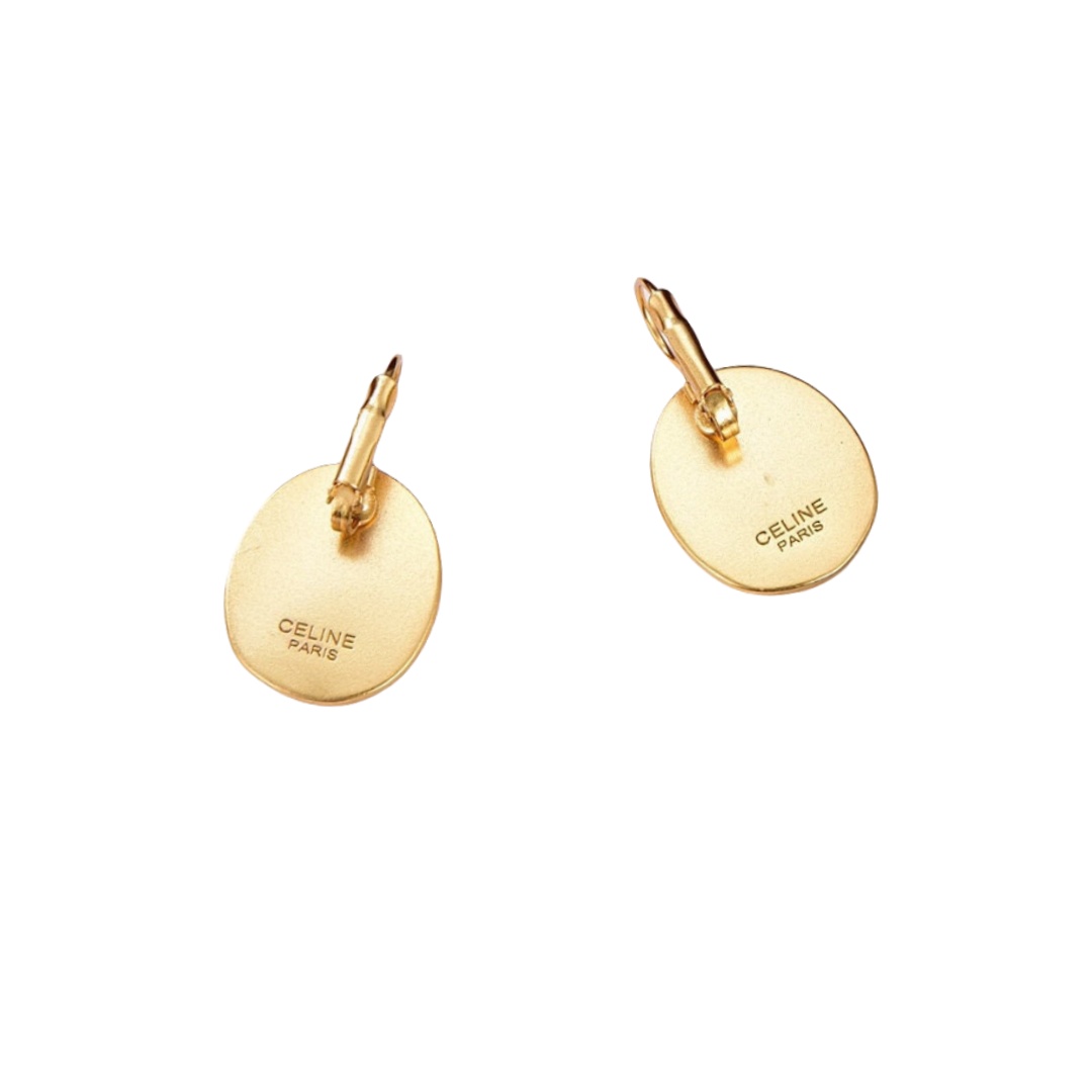 CLE056 Enamel Act de Triomphe stud earring in metal - ccjewelryacc