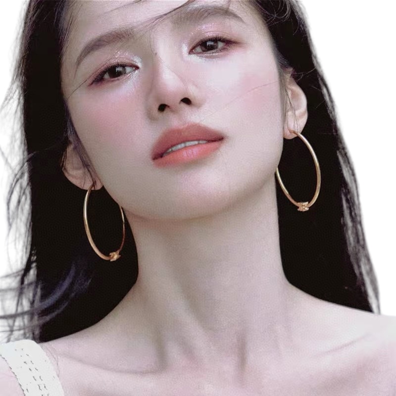 CLE023 Triomphe Hoop earring - ccjewelryacc