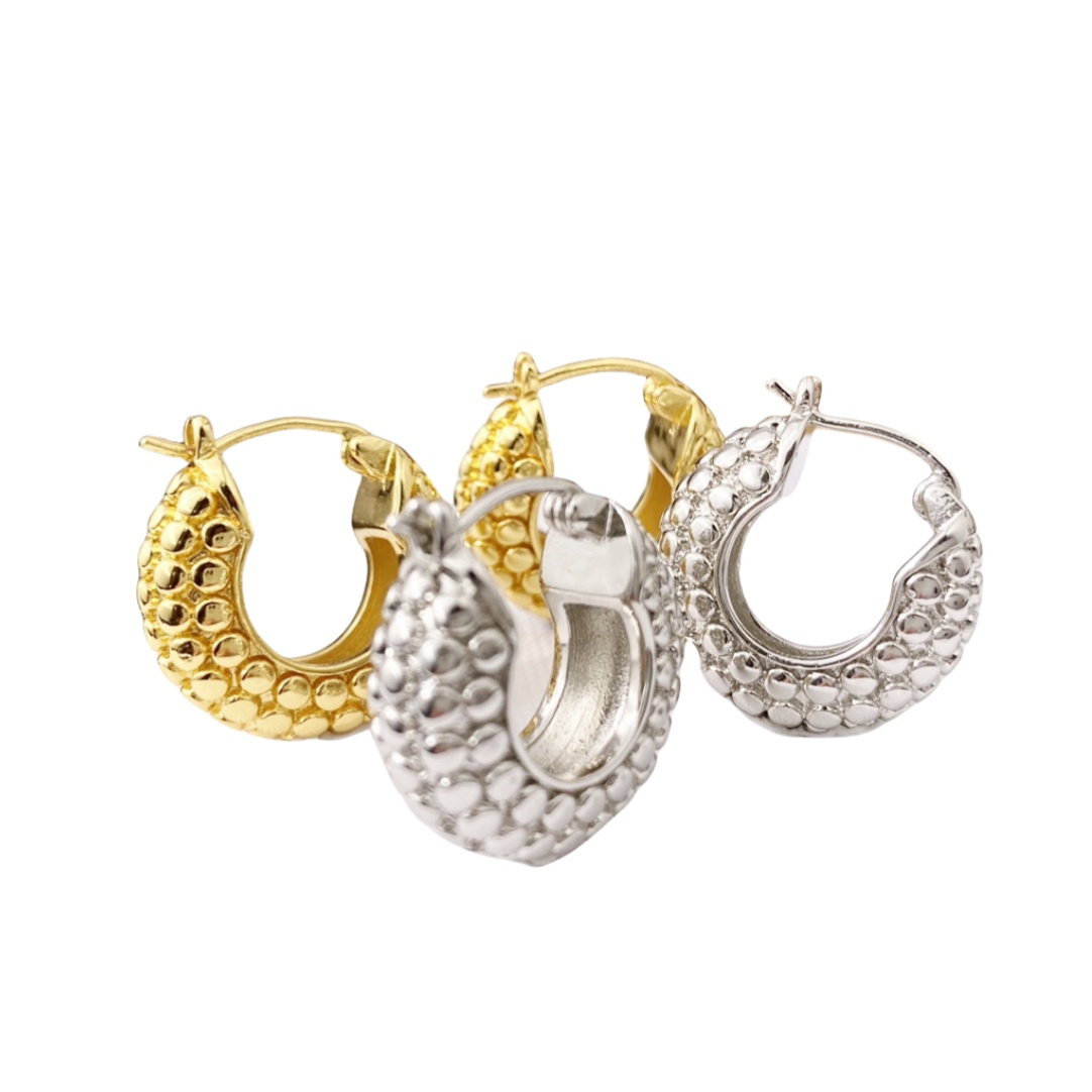 CLE042 Ciline geometry hook earring - ccjewelryacc