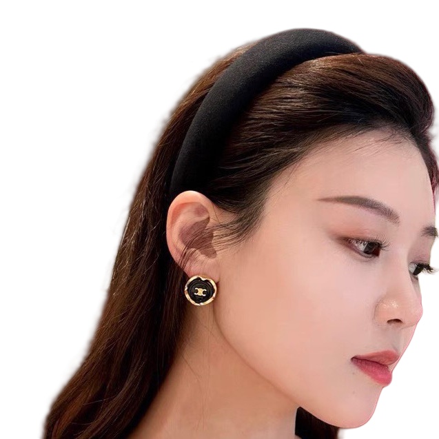 CLE061 Act de Triomphe Stud earring in metal and resin - ccjewelryacc