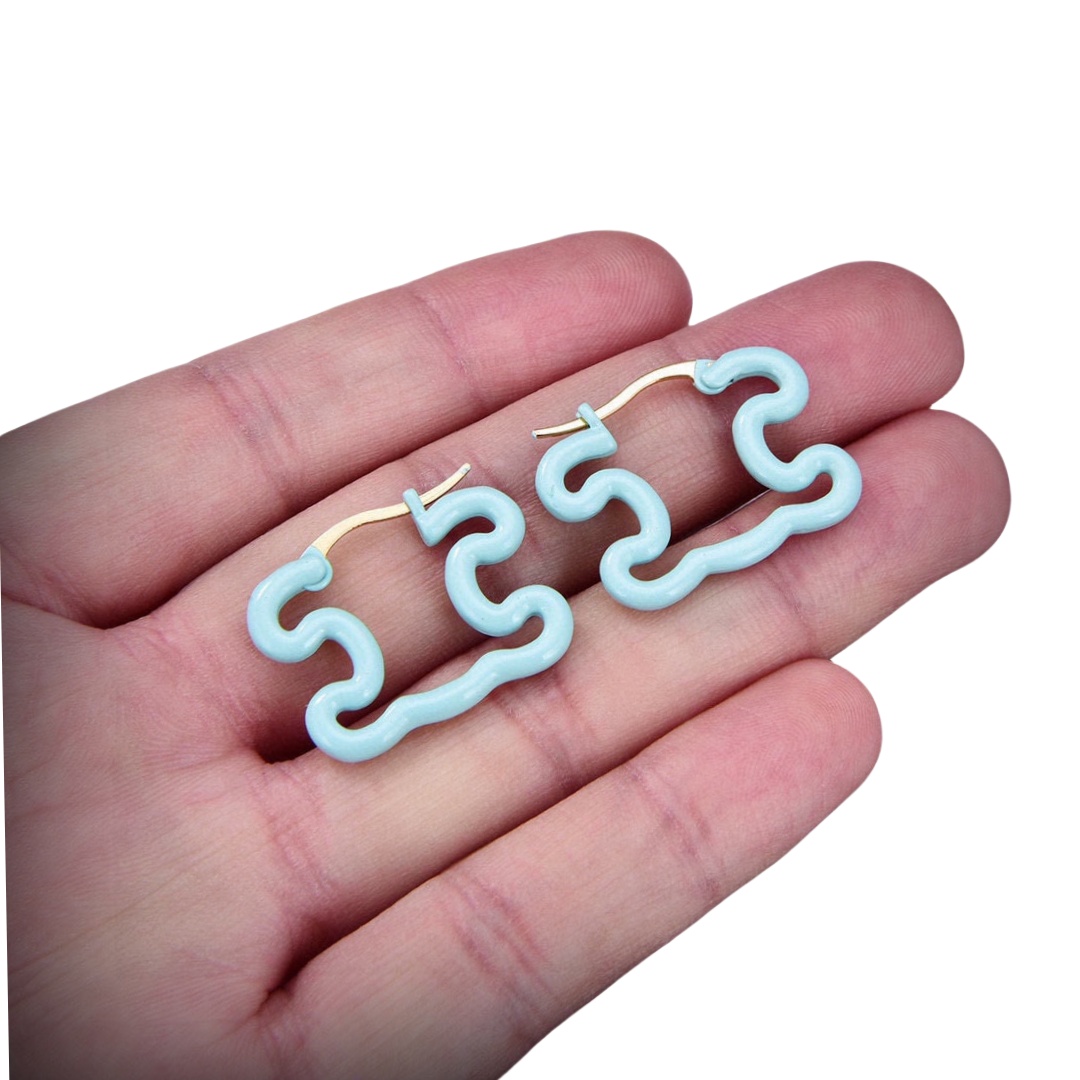 CLE070 Act de Triomphe logo hook earring - ccjewelryacc