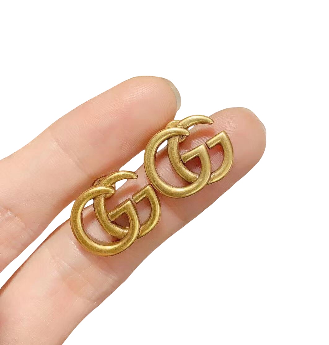GGE001 GG Stud earrings - ccjewelryacc