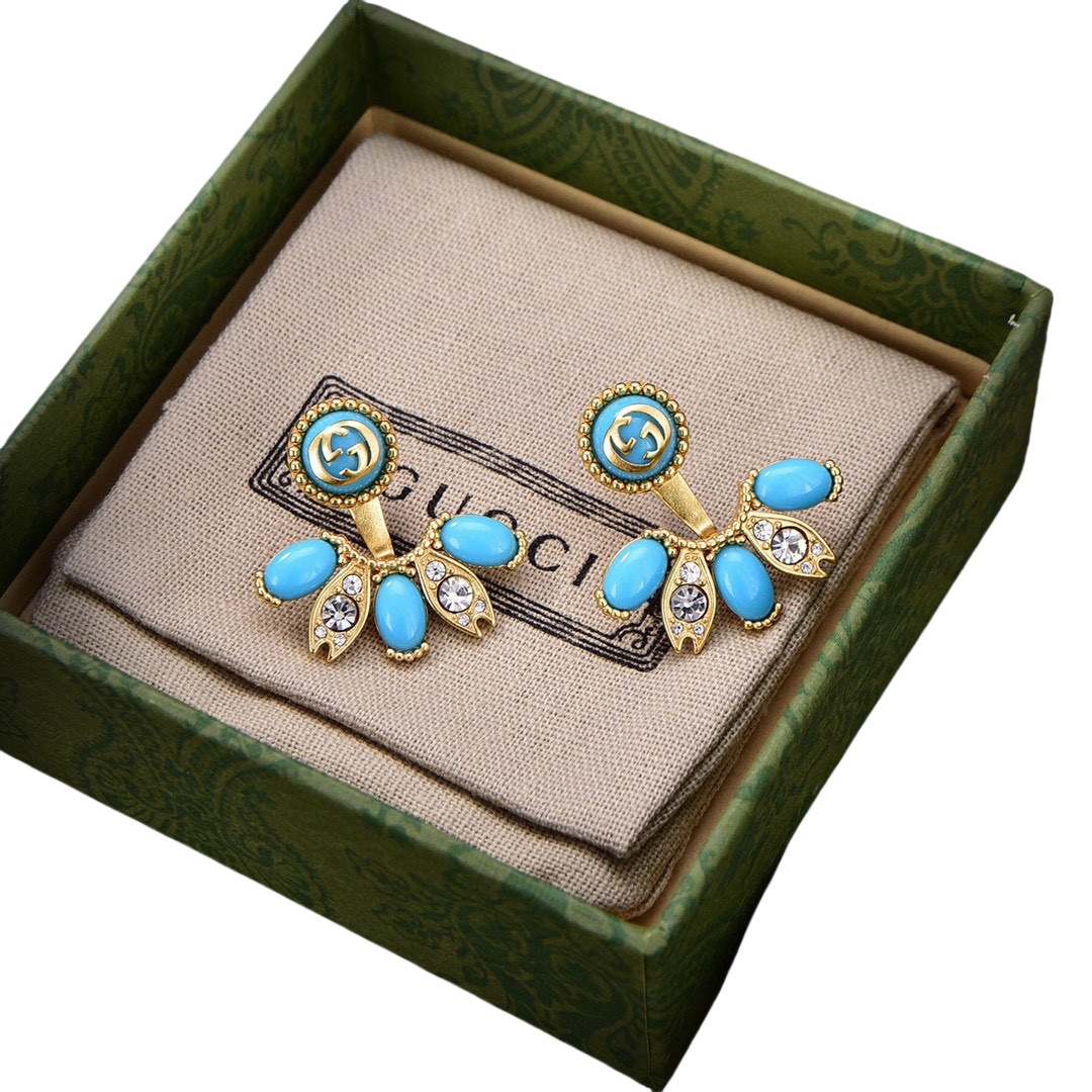 GGE003 GG logo stud earring - ccjewelryacc