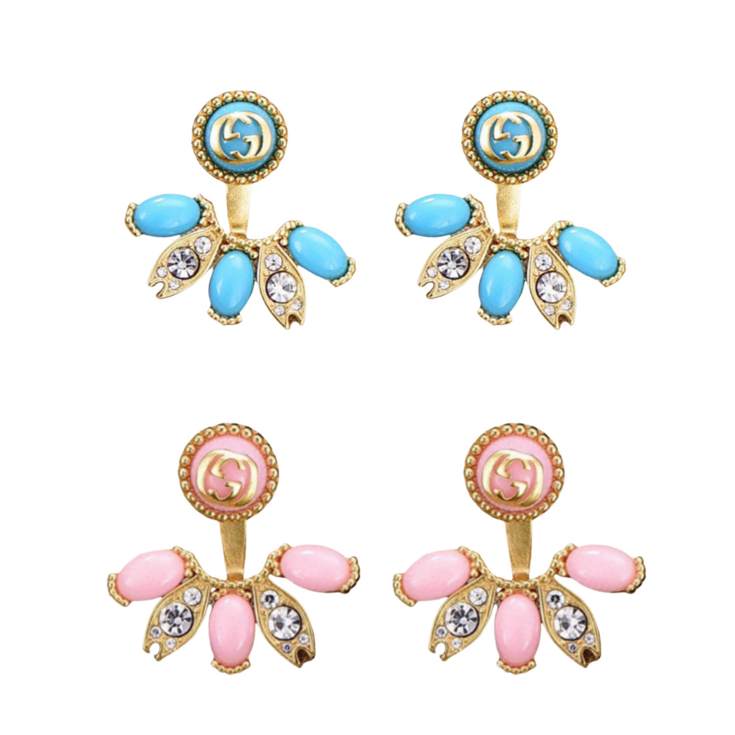 GGE003 GG logo stud earring - ccjewelryacc