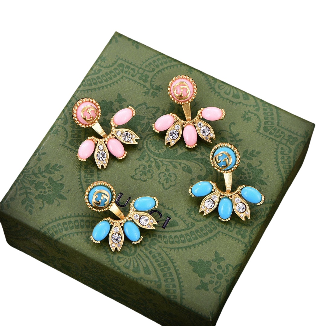 GGE003 GG logo stud earring - ccjewelryacc