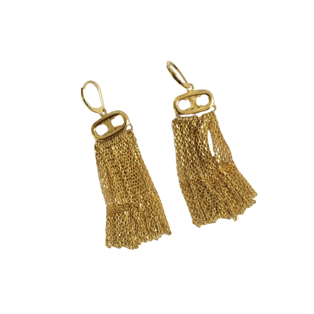 CLE071 Act de Triomphe tassels earring - ccjewelryacc