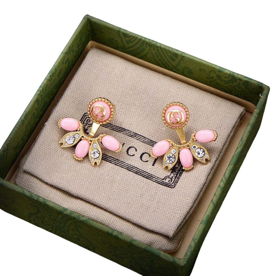 GGE003 GG logo stud earring - ccjewelryacc