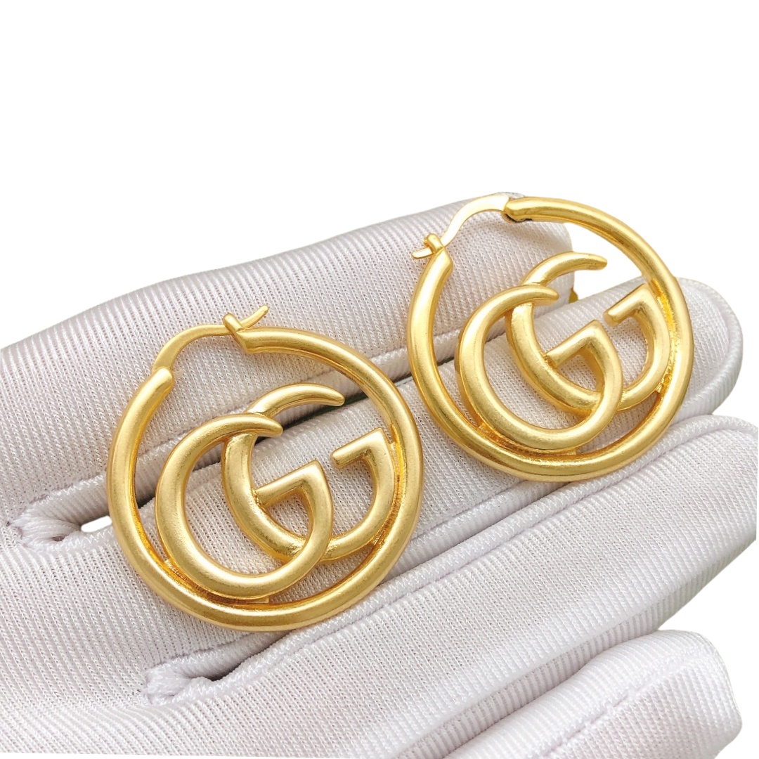 GGE016 GG Hoop earring - ccjewelryacc