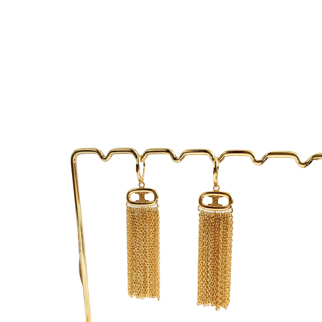 CLE071 Act de Triomphe tassels earring - ccjewelryacc