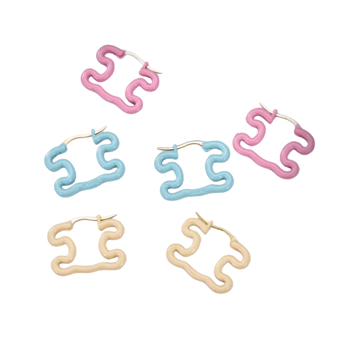 CLE070 Act de Triomphe logo hook earring - ccjewelryacc