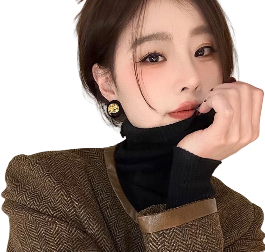 CLE076 Ciline Act de Triomphe resin stud earring - ccjewelryacc