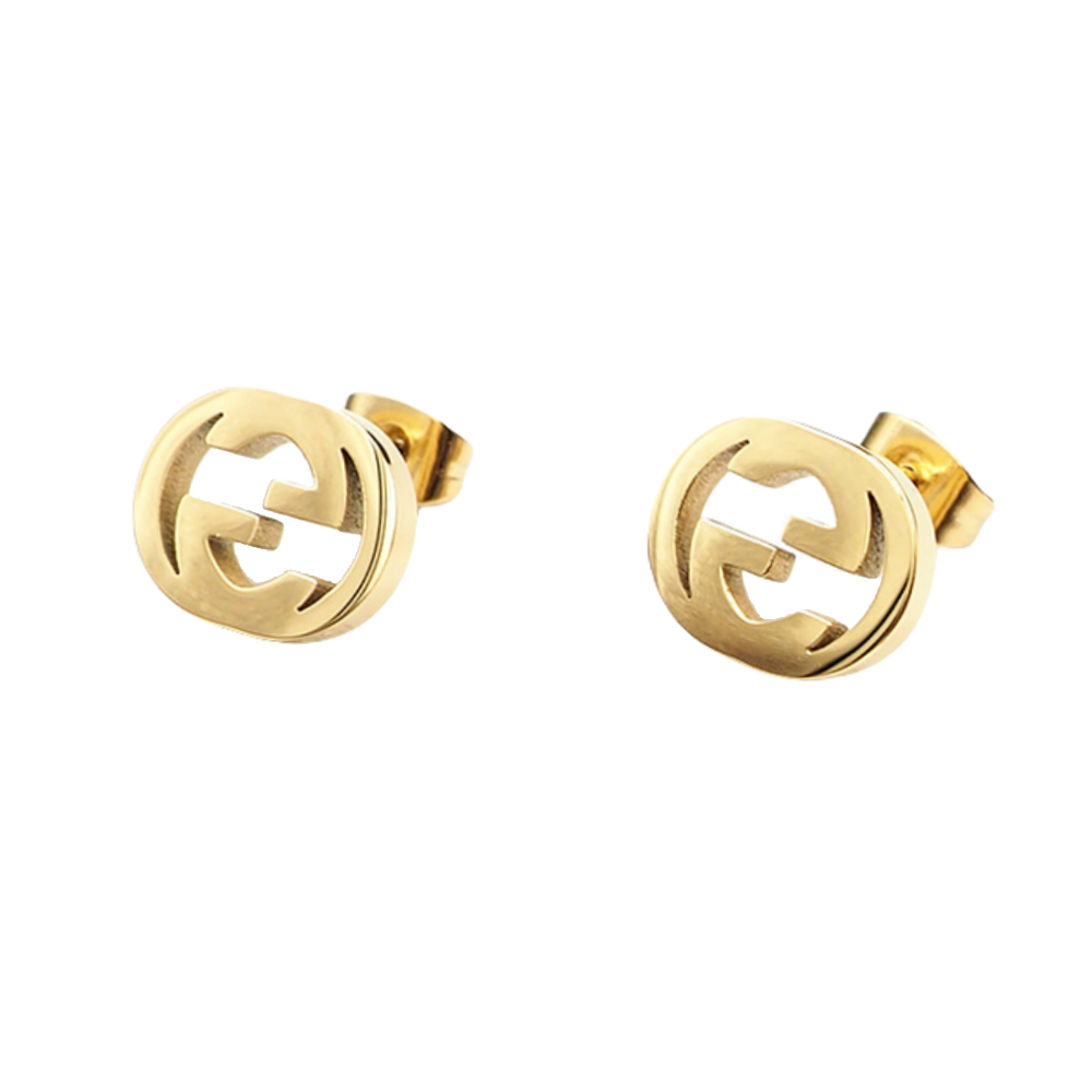 GGE005 GG Stud Earrings in metal - ccjewelryacc