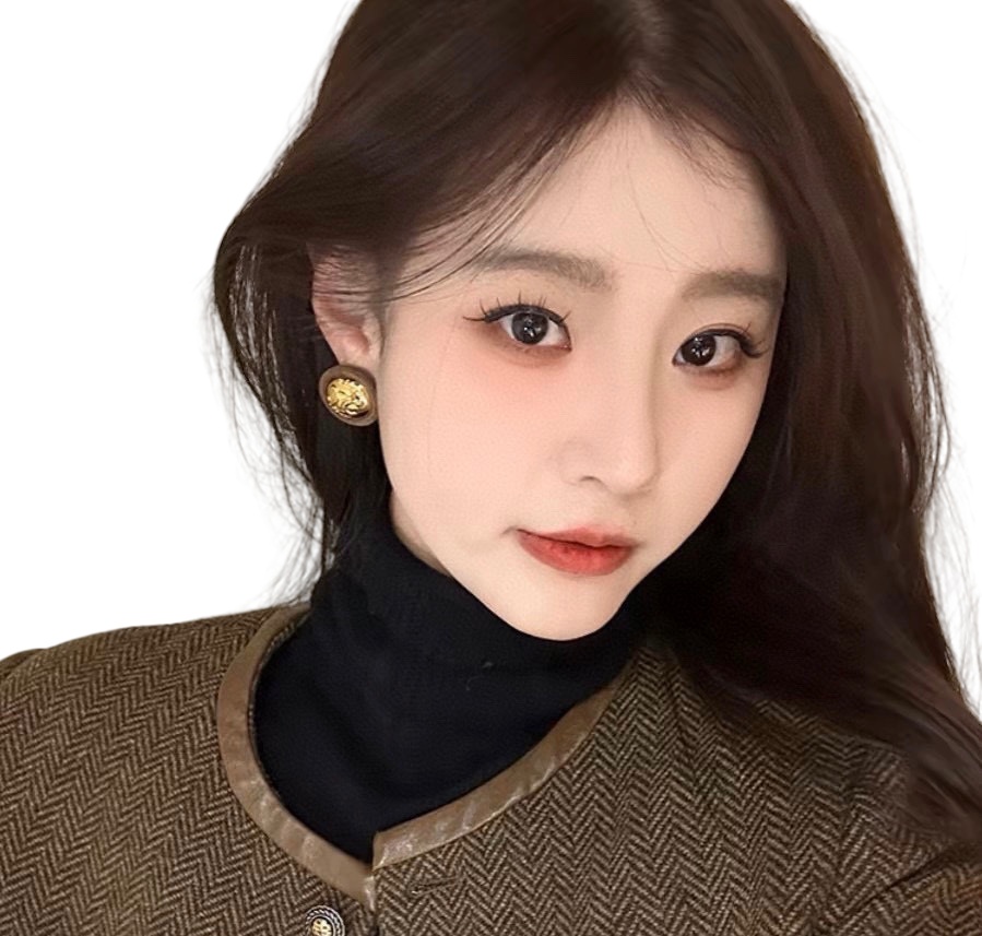 CLE076 Ciline Act de Triomphe resin stud earring - ccjewelryacc