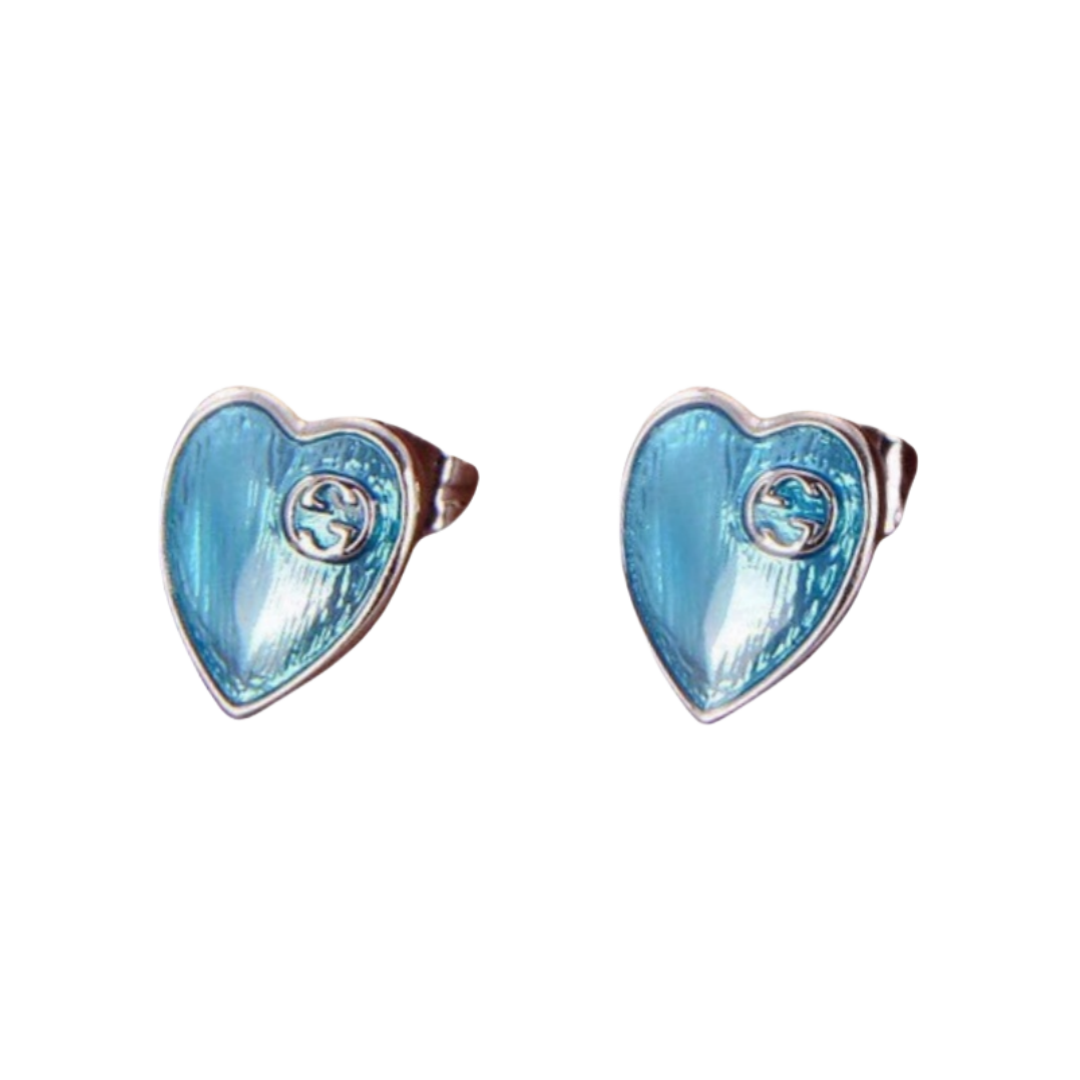 GGE026 GG Heart earring - ccjewelryacc