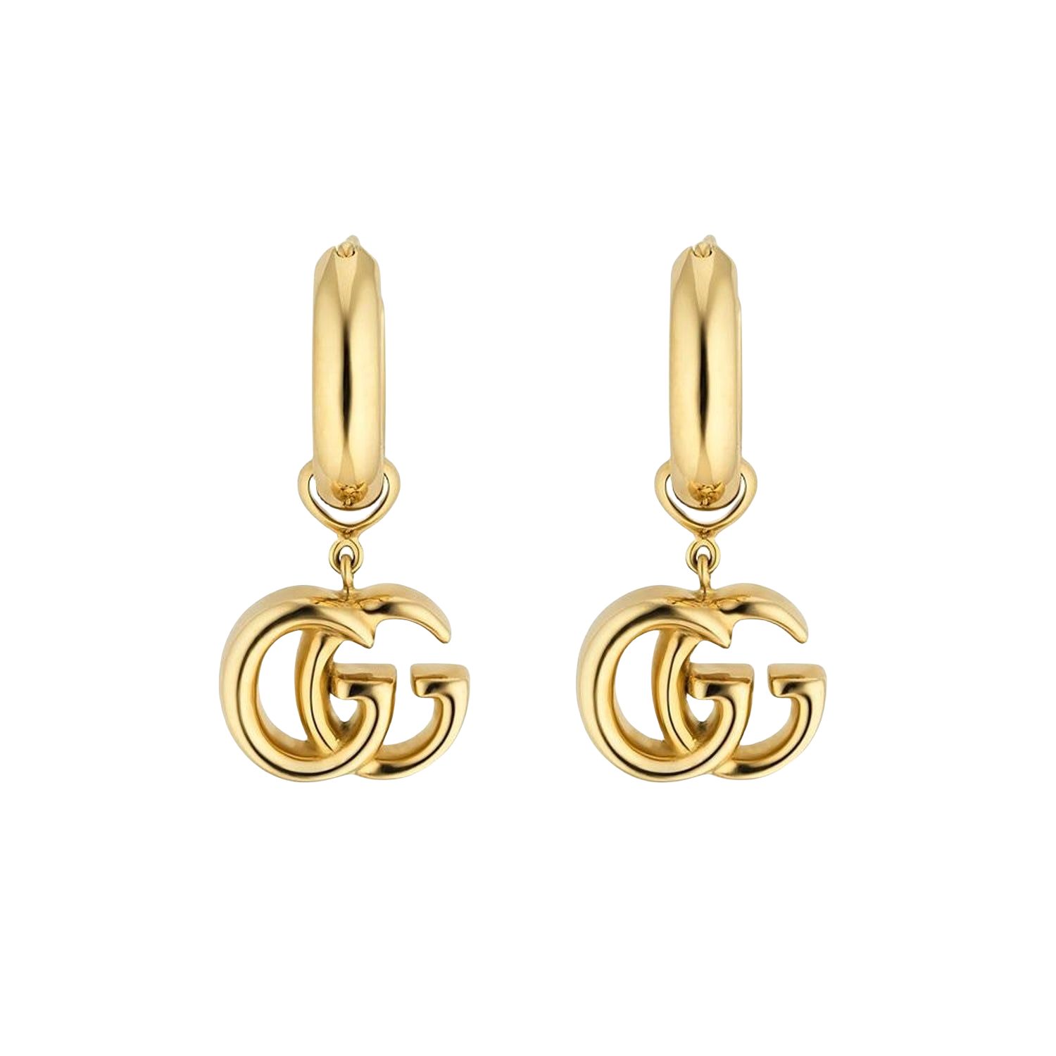 GGE022 GG Logo drop earring in metal - ccjewelryacc