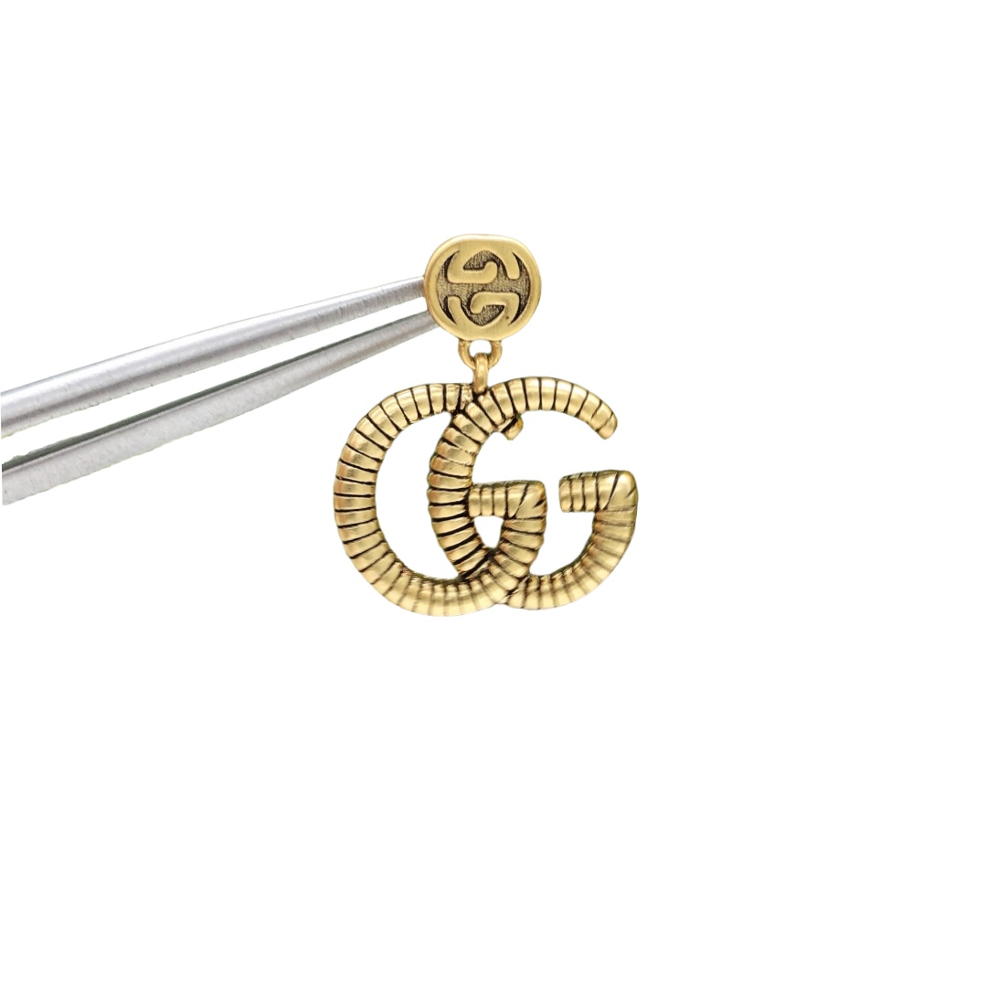GGE046 GG Basic metal Drop Earrings - ccjewelryacc