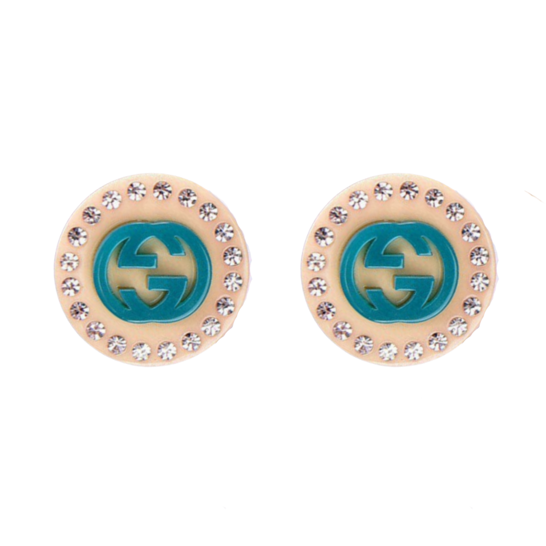 GGE032 GG resin stud earring - ccjewelryacc