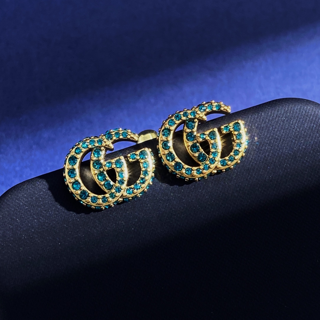 GGE143 GG Marmont crystal earrings - ccjewelryacc