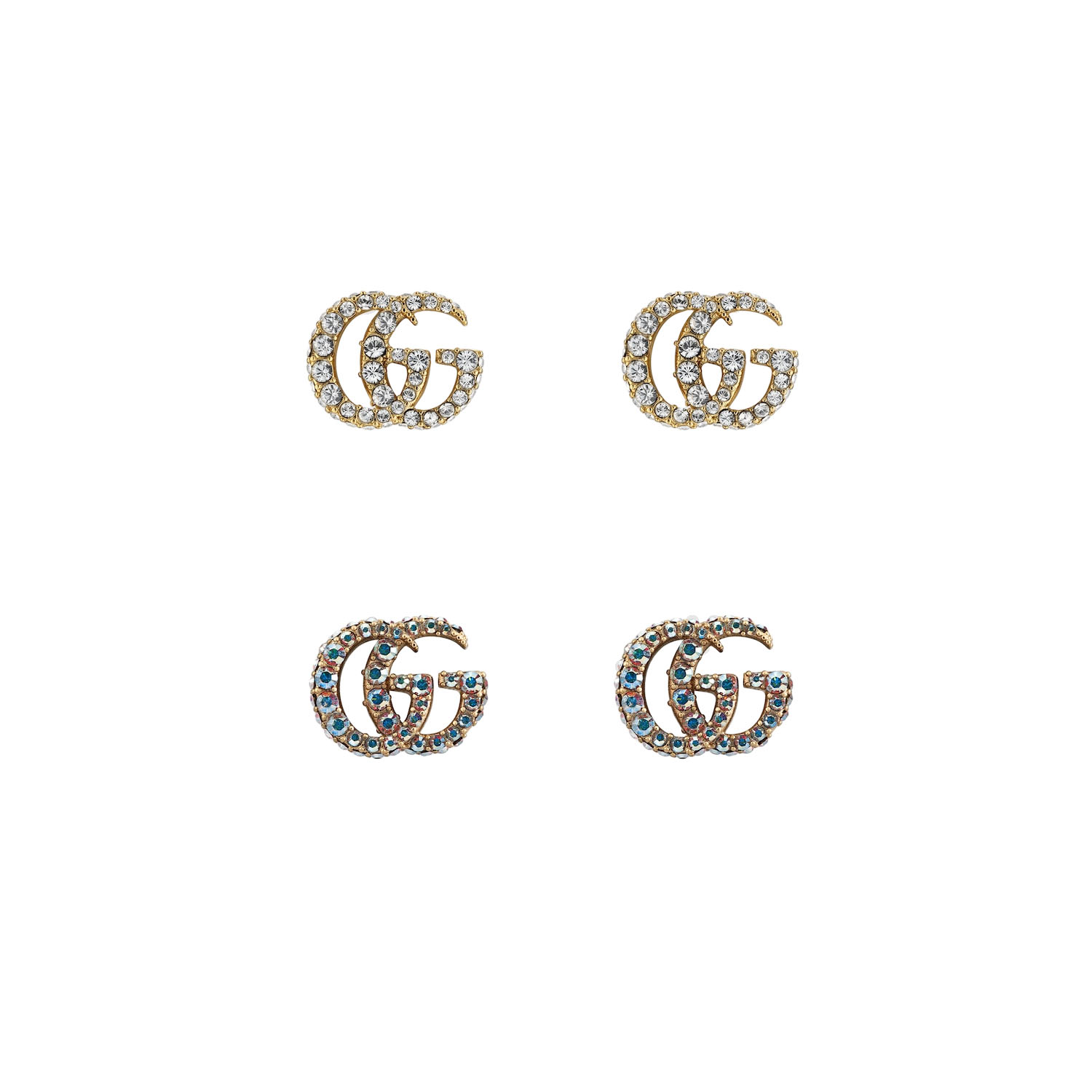 GGE143 GG Marmont crystal earrings - ccjewelryacc