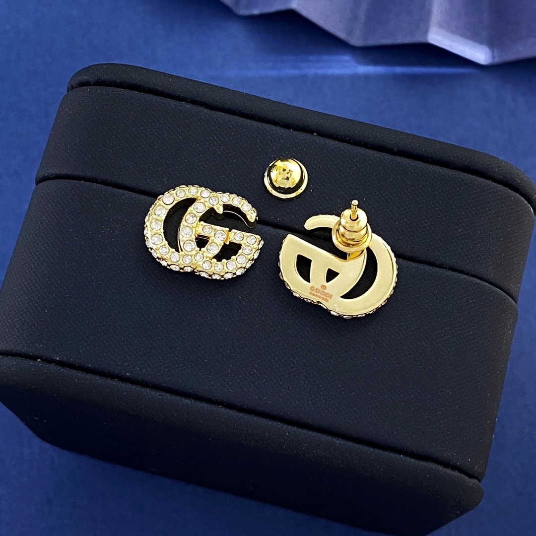 GGE143 GG Marmont crystal earrings - ccjewelryacc
